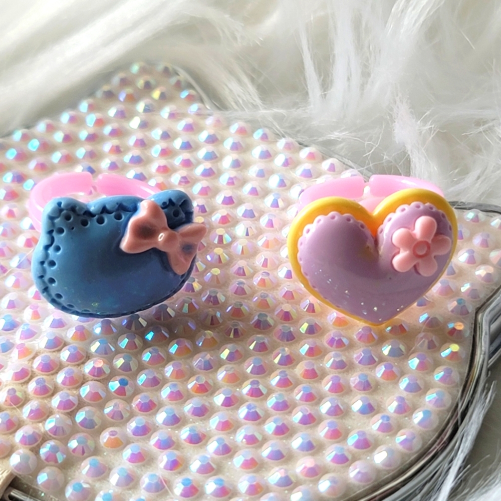 Hello Kitty 2 set Kids Rings